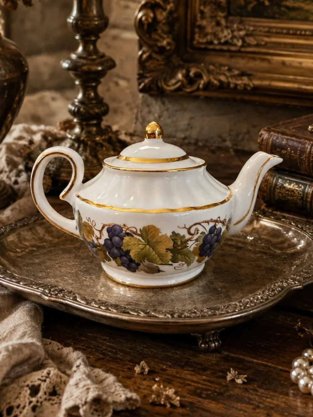 Vintage Wade Mini Fine Bone China Teapot The Regency Collection Teaware